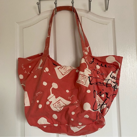 Rare y2k juicy couture oversized pink tote bag - Picture 3 of 8